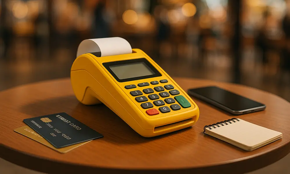 Máquina cartão portatil