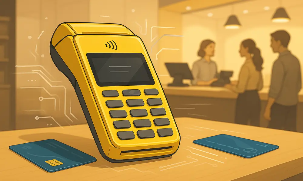 Máquina de cartão sem fio