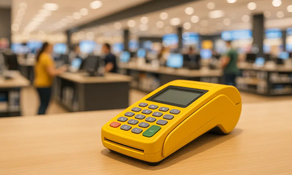 Máquina de passar cartão de crédito