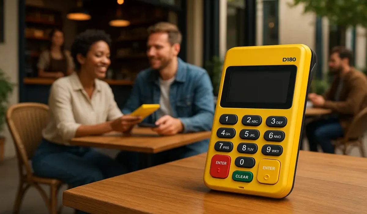 Máquina de cartão d180