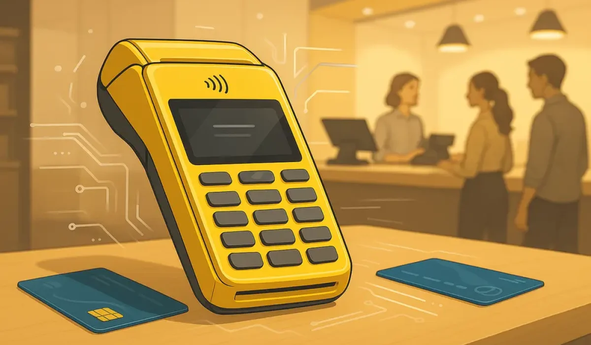 Máquina de cartão sem fio